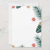 Uitnodiging tot weduwschap van Coconut Leaf (Achterkant)