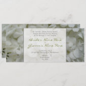 Uitnodiging tot weduwschap van de hydrangea - van  (Voorkant / Achterkant)