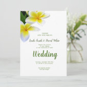 Uitnodiging tot weduwschap van Frangipani (Staand voorkant)