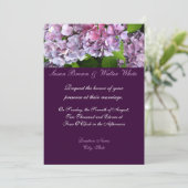 Uitnodiging tot weduwschap van Hydrangea (Staand voorkant)