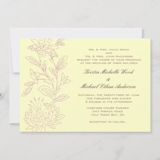 Uitnodiging tot weduwschap van natuurlijke persone (Voorkant)