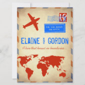 uitnodiging tot weduwschap via Air Mail: Verweerd (Voorkant)