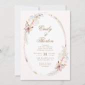 Uitnodiging tot weduwschap via een bloeiende Bohem (Voorkant)