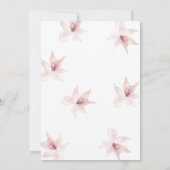 Uitnodiging tot weduwschap via een bloeiende Bohem (Achterkant)