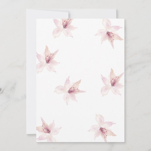 Uitnodiging tot weduwschap via een bloeiende Bohem (Achterkant)