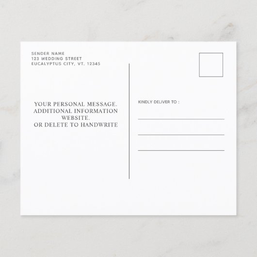 Uitnodiging tot weduwschap via Eucalyptus (Achterkant)