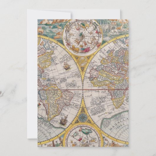 Uitnodiging tot weduwschap via het oude Wereldkaa (Achterkant)