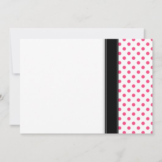 Uitnodiging tot weduwschap via hotroze poka (Achterkant)