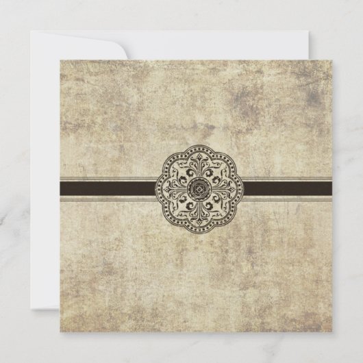 Uitnodiging tot weduwschap via Phonograph Vintage (Achterkant)