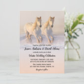 Uitnodiging tot weduwschap voor winterpaarden (Staand voorkant)