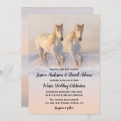 Uitnodiging tot weduwschap voor winterpaarden (Voorkant / Achterkant)