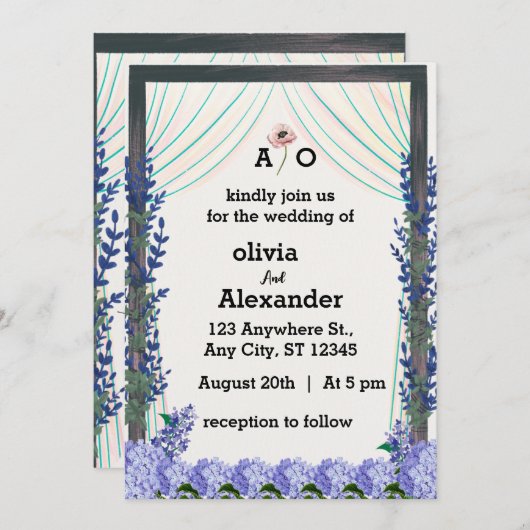 Uitnodiging tot wieden, speciaal (Voorkant / Achterkant)