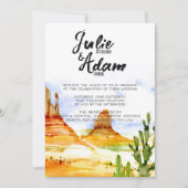 Uitnodiging tot Woestijnbruiloft (Voorkant)