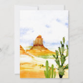 Uitnodiging tot Woestijnbruiloft (Achterkant)