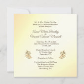 Uitnodiging tot Yellow Wedding Bells (Voorkant)