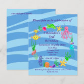 Uitnodiging tot zee Life (Voorkant / Achterkant)