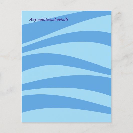 Uitnodiging tot zee Life (Achterkant)