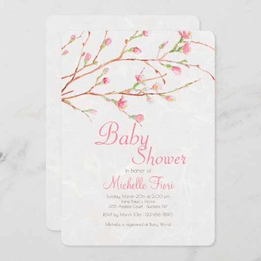 Uitnodiging tot zoete zegenmakerij (Voorkant / Achterkant)