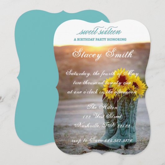 Uitnodiging tot zondag (Voorkant / Achterkant)