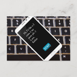 Uitnodiging tot zondag voor mobiel bellen