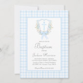 Uitnodiging tot zuidelijk doop, jongensdoop (Voorkant)