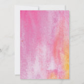 Uitnodiging TREDNY WATERVERF BRIDAL SHOWER (Achterkant)