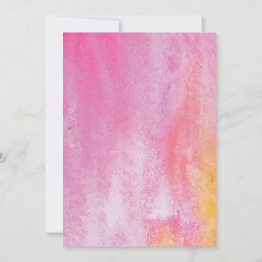 Uitnodiging TREDNY WATERVERF BRIDAL SHOWER (Achterkant)