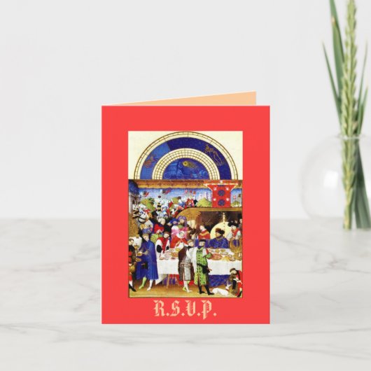 Uitnodiging - Tres Riches Heures du Duc de Berry (Voorkant)