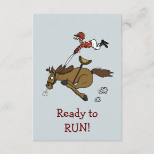 Uitnodiging triple Crown Horse Race Party