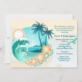 Uitnodiging Tropical Escape Post Wedding Brunch (Voorkant)