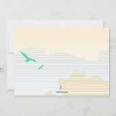 Uitnodiging Tropical Escape Post Wedding Brunch (Achterkant)