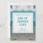 Uitnodiging Tropical Luau Party (Voorkant)