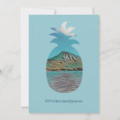 Uitnodiging Tropical Luau Party (Achterkant)