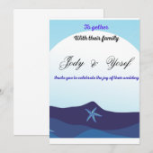 Uitnodiging trouwen (Voorkant / Achterkant)