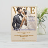 " UITNODIGING TROUWFEEST " (Staand voorkant)