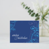 UITNODIGING TROUWFEEST :: fabulous 5 Briefkaart (Staand voorkant)