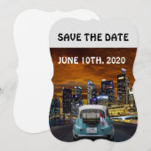 UITNODIGING TROUWINVITATIE, SAVE THE DATE (Voorkant / Achterkant)