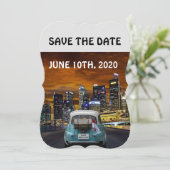 UITNODIGING TROUWINVITATIE, SAVE THE DATE (Staand voorkant)