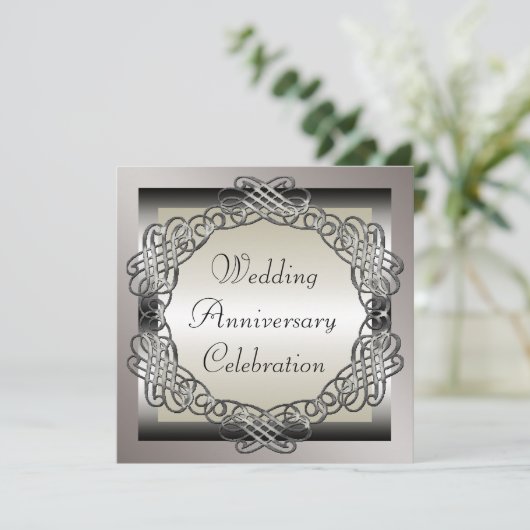 Uitnodiging trouwjubileum (Staand voorkant)