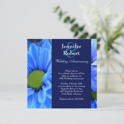 Uitnodiging trouwjubileum (Staand voorkant)