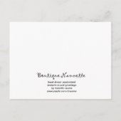 Uitnodiging Trouwontbijt Briefkaart (Achterkant)