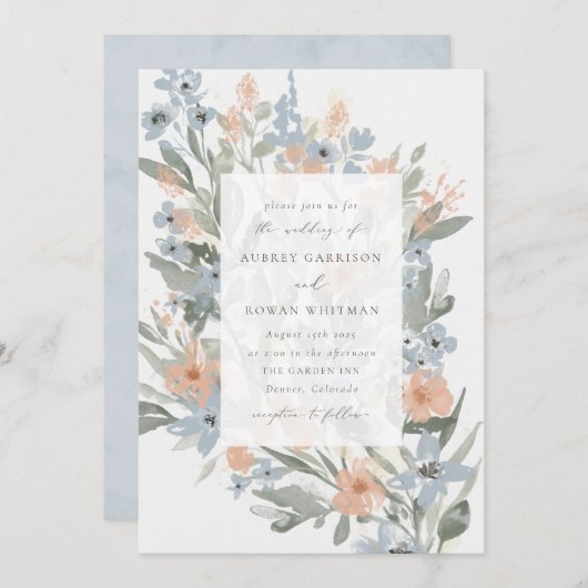 Uitnodiging Tuin Bloei (Voorkant / Achterkant)