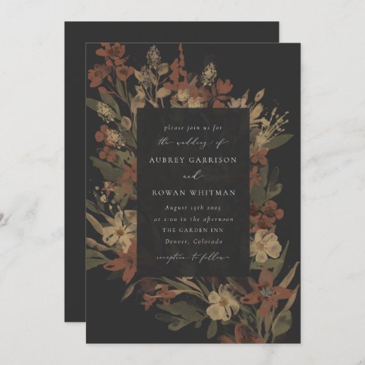 Uitnodiging Tuin Bloei (Voorkant / Achterkant)