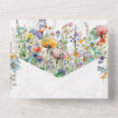 Uitnodiging Tuin Thee Feestje (Achterkant)