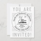 Uitnodiging Tuinfeest Barbecue BBQ (Voorkant)