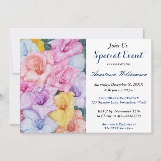 UITNODIGING TUINFEEST 'S MIDDAGS (Voorkant)