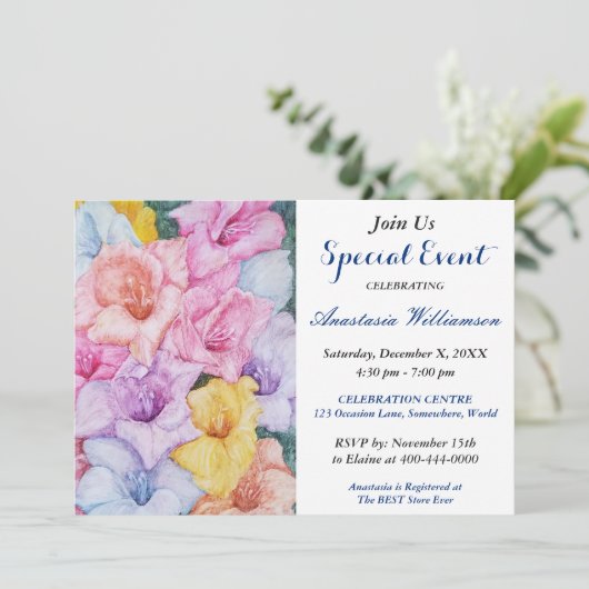 UITNODIGING TUINFEEST 'S MIDDAGS (Staand voorkant)