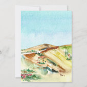 Uitnodiging Tuscany Wine and Dine dinerfeest (Achterkant)