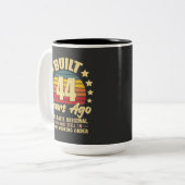 Uitnodiging Tweekleurige Koffiemok (Voorkant links)