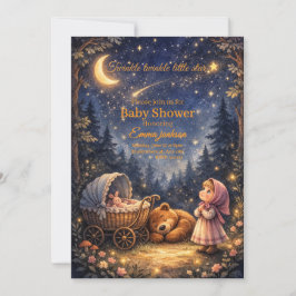 Uitnodiging Twinkle Twinkle Little Star Baby Showe